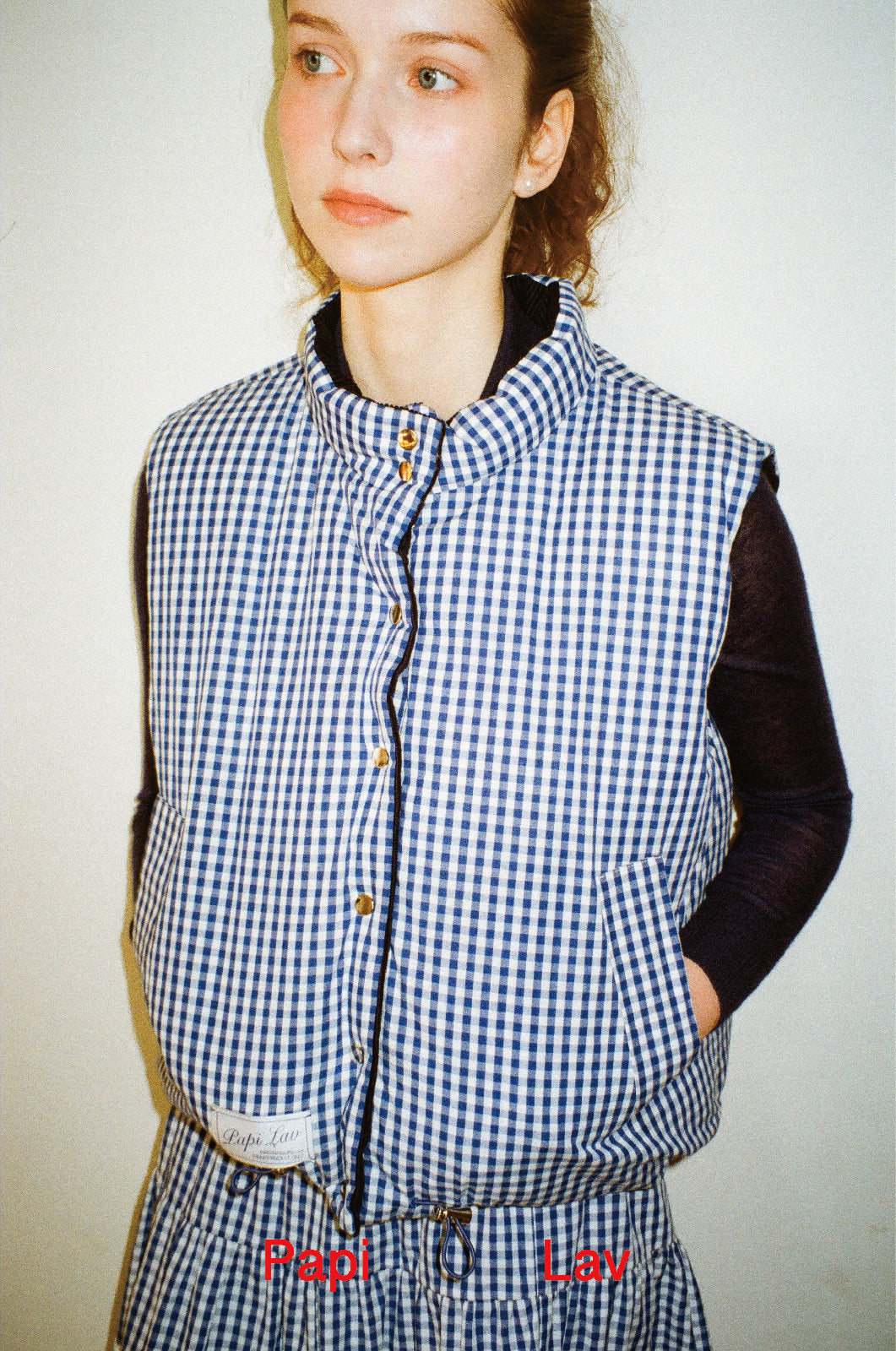 BLUE GRANDMA'S VEST