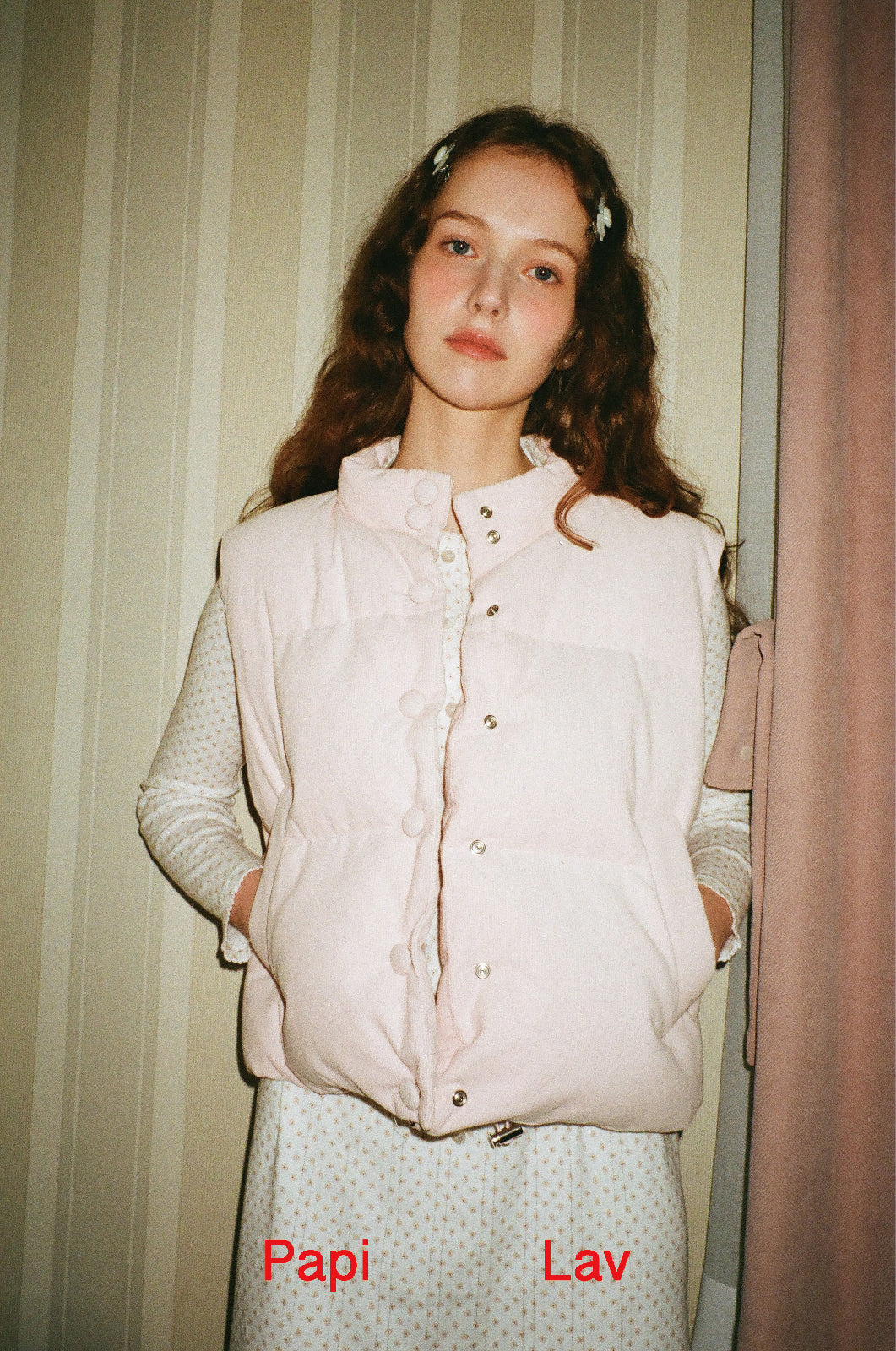 PINK GRANDMA'S VEST