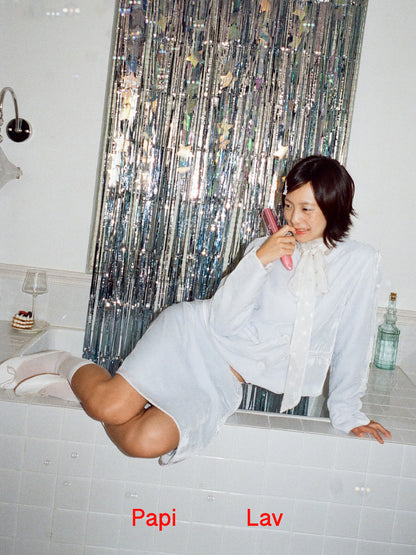 MOONLIGHT CHIFFON TIE SHIRT