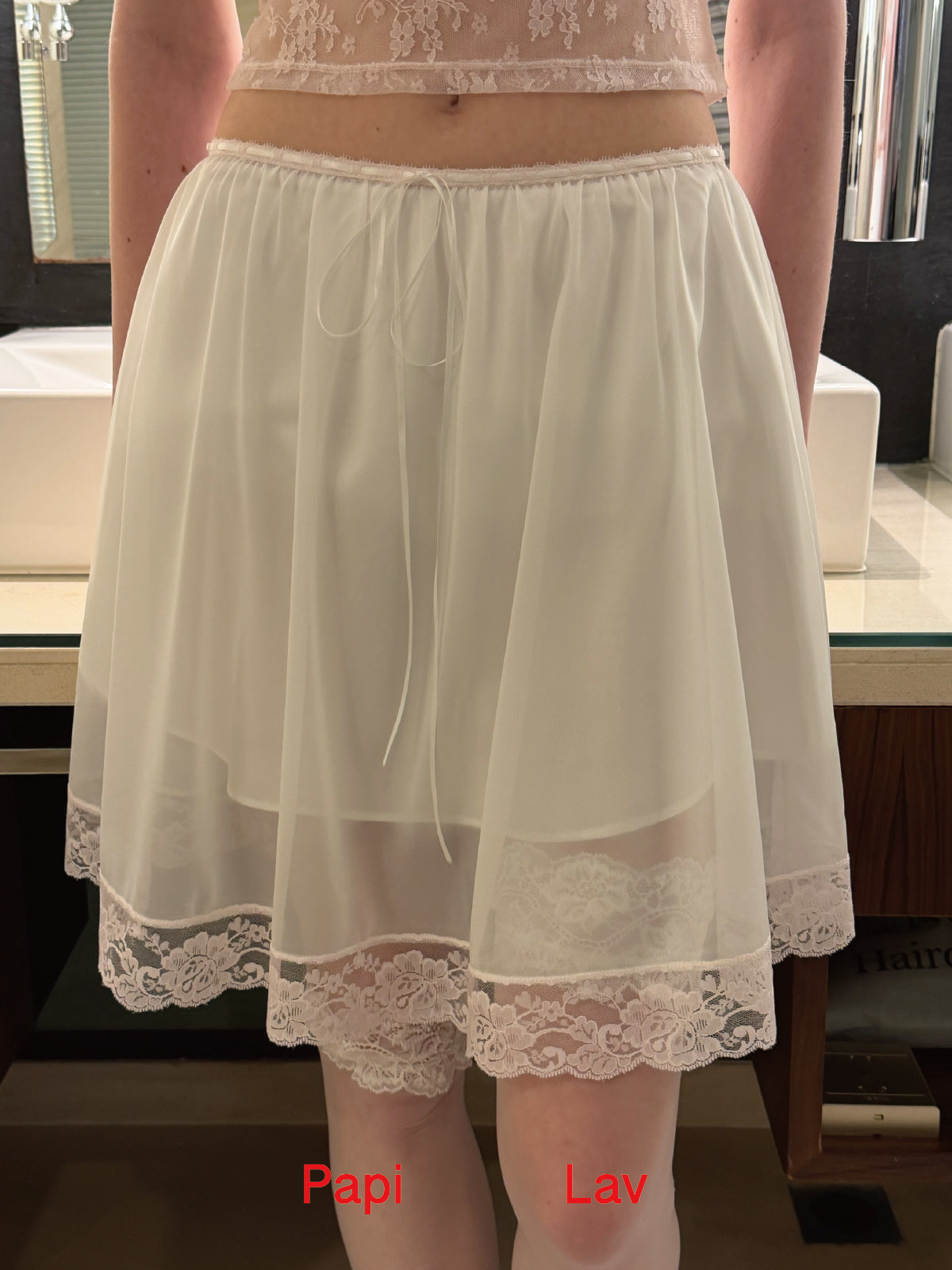 White Mellow Skirt