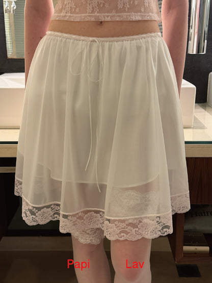 White Mellow Skirt