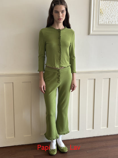 GREEN LUCINDA PANTS