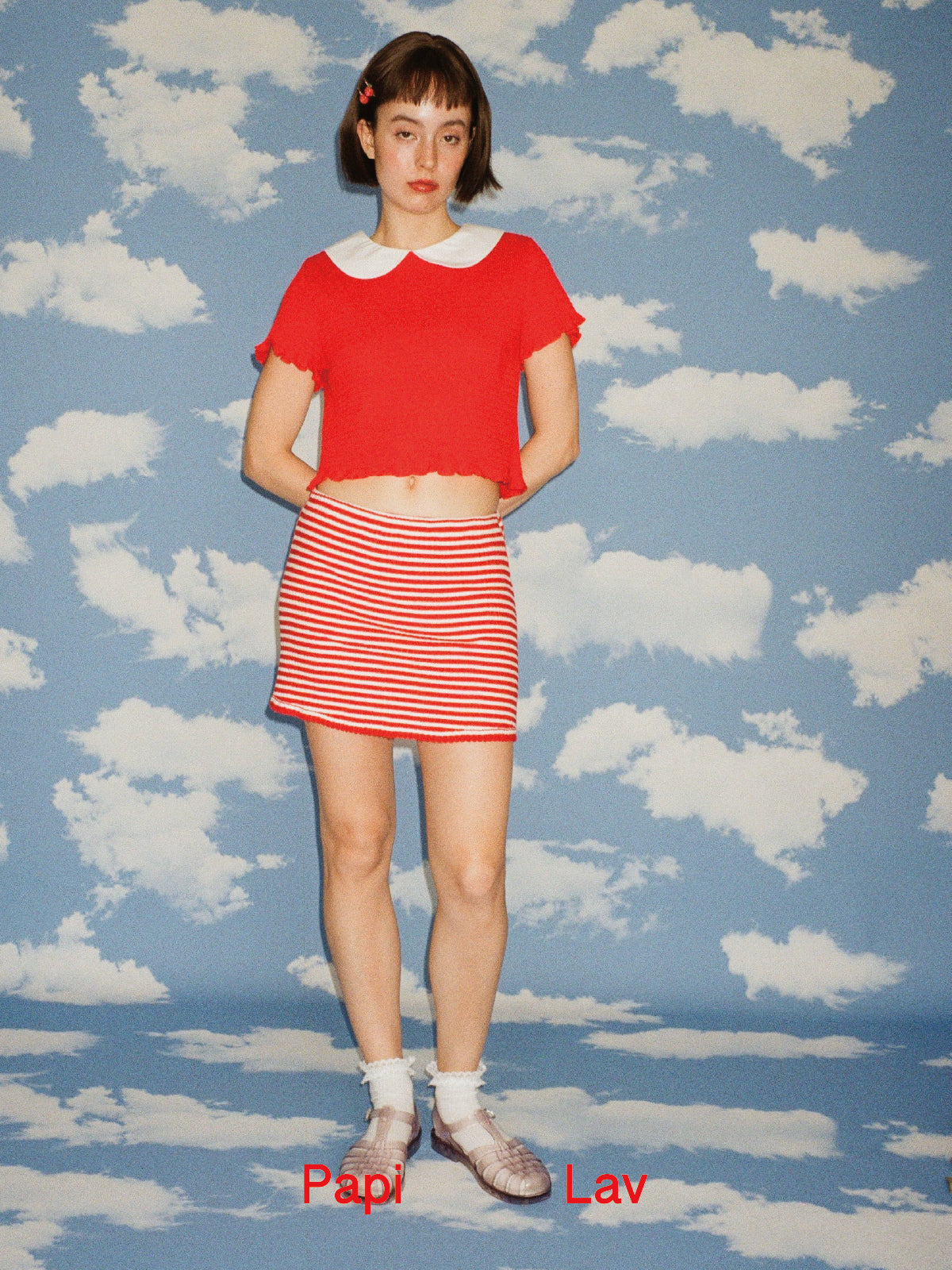 RED GRIGGLE SMOCK SHIRT