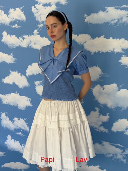 BLUE ORIGAMI SHIRT