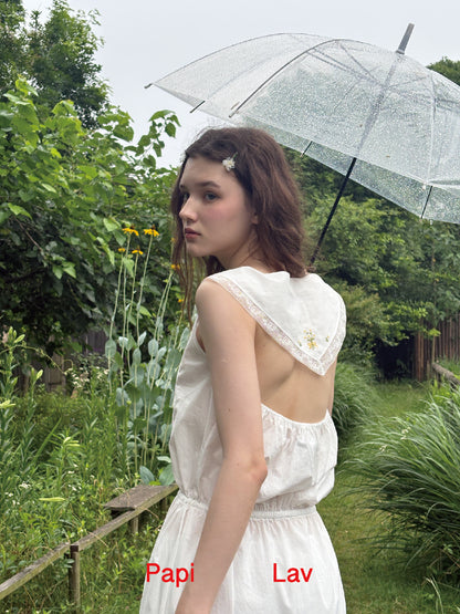 WHITE BOUQUET DRESS