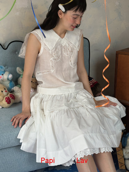 WHITE INNOCENCE TOP