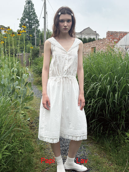 WHITE BOUQUET DRESS