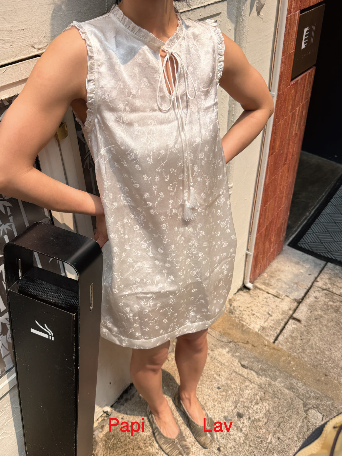 WHITE JACQUARD LILI SET x GARBO
