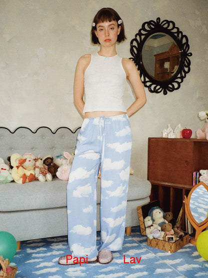 SKY PRINT SLEEPYHEAD PANTS