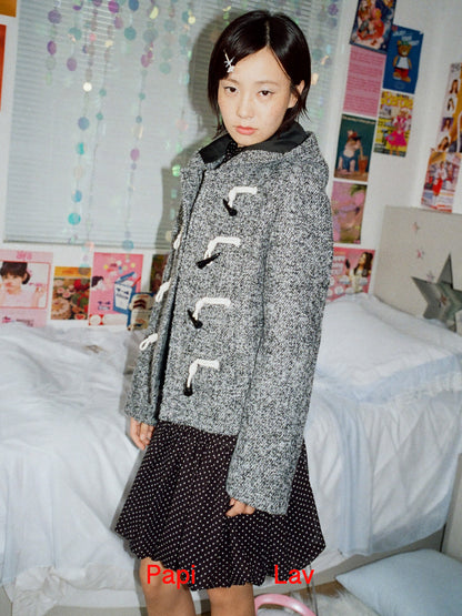 MENGMENG HOODED COAT