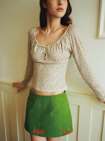 FLORAL PRINT WELL-EDUCATED TOP