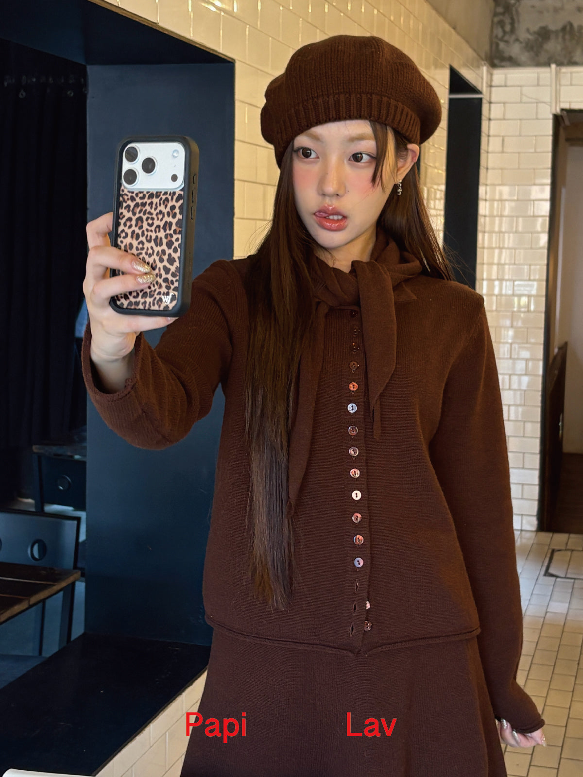 CHOCOLATE BROWN HEART-WARMING SET
