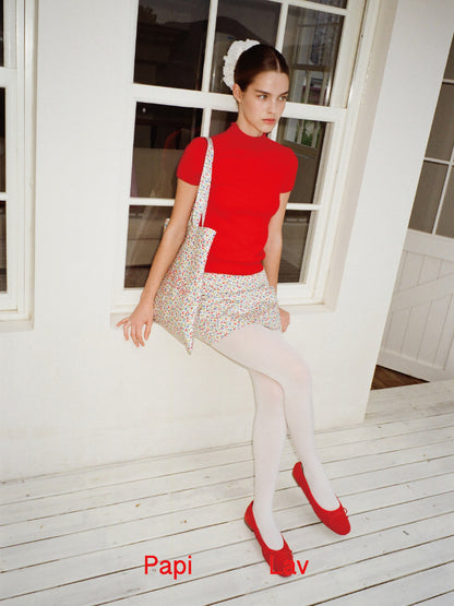 FLORAL PRINT MAGGIE MINI SKIRT