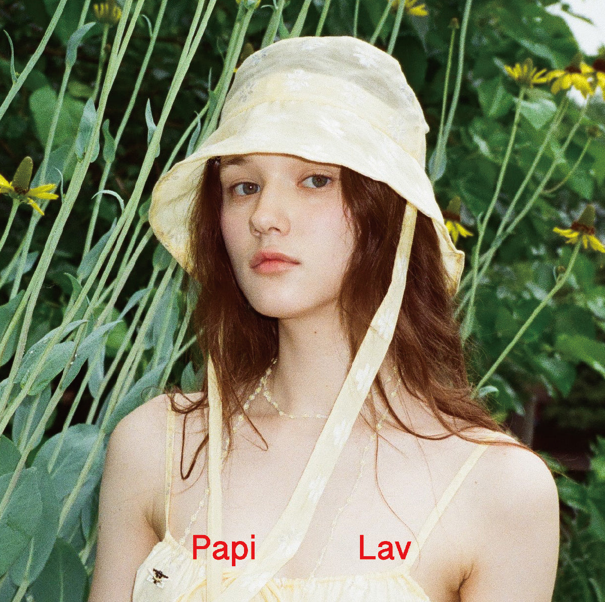 YELLOW JACQUARD SUGAR-FREE BUCKET HAT