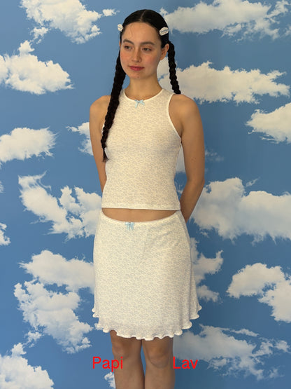 CLOUD PRINT CLOUD SKIRT