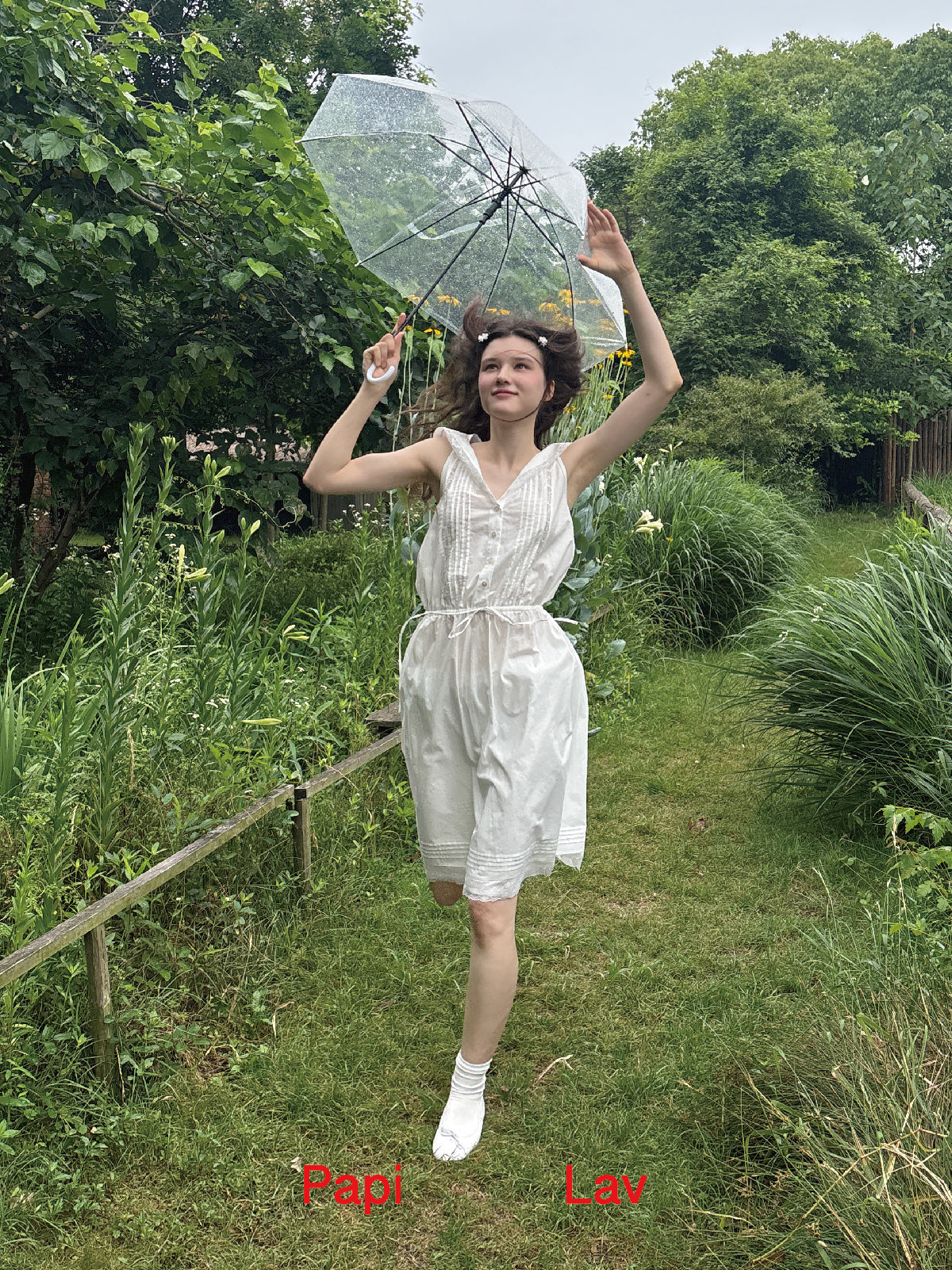 WHITE BOUQUET DRESS