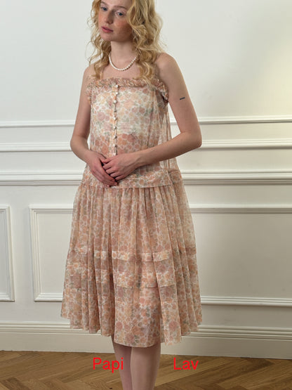 ROSE PRINT LAST DANCE DRESS