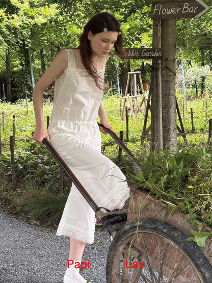 WHITE TRUTH DUNGAREES