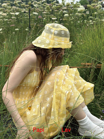 YELLOW JACQUARD SUGAR-FREE DRESS