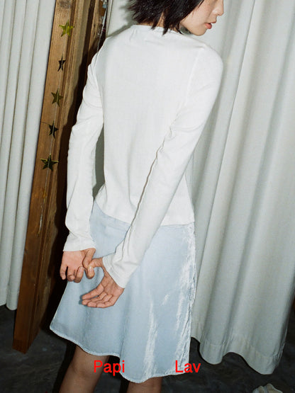 GRACIE VELVET SKIRT