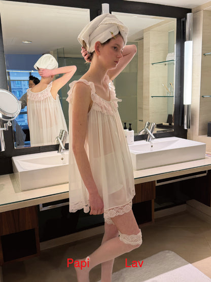 White Mellow Nightgown