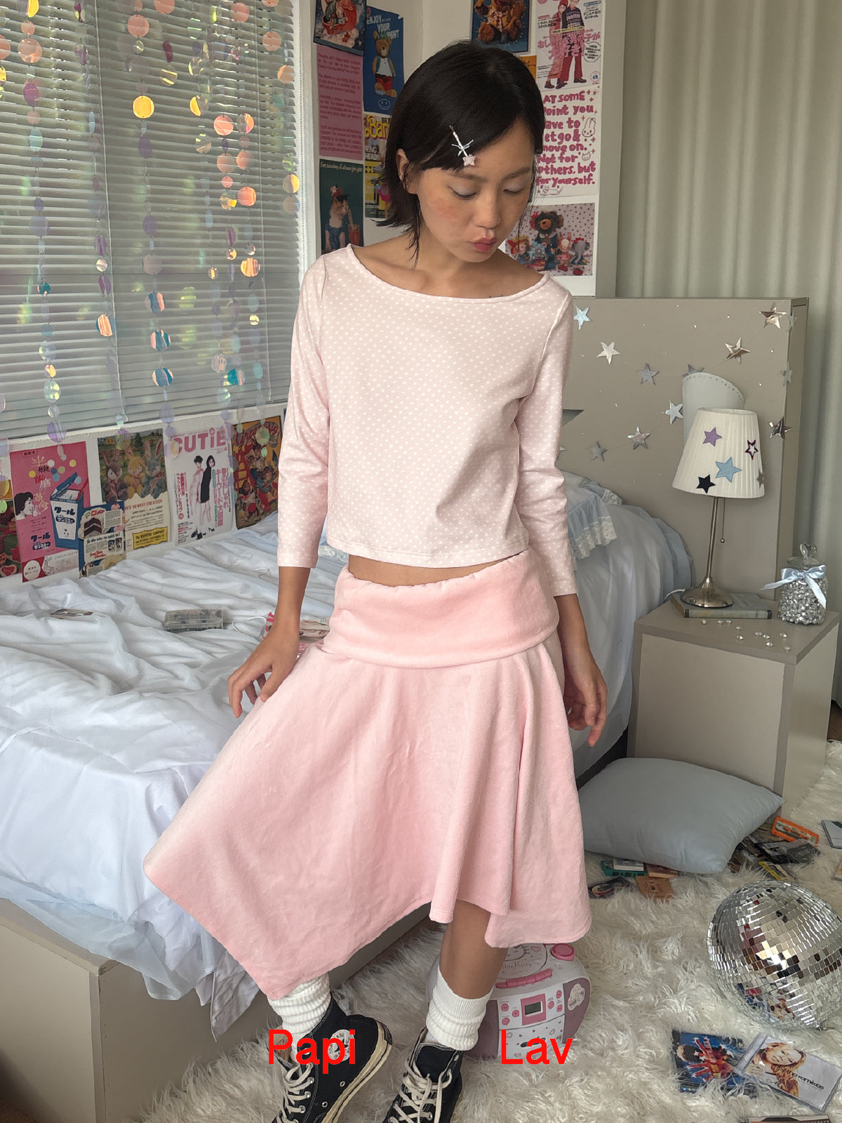 PARIS VELVET SKIRT