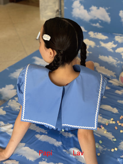 BLUE ORIGAMI SHIRT