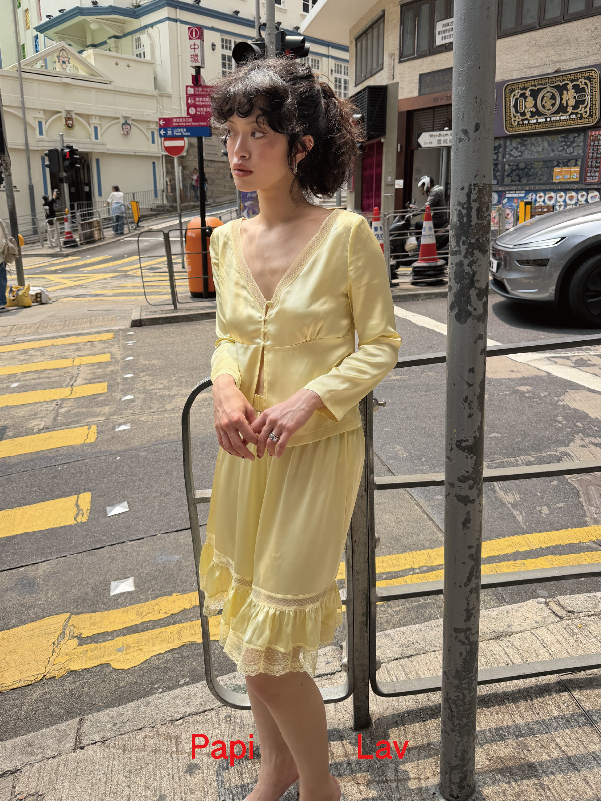 YELLOW FENFEN SILK SET x GARBO