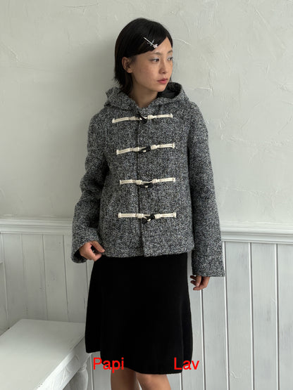 MENGMENG HOODED COAT