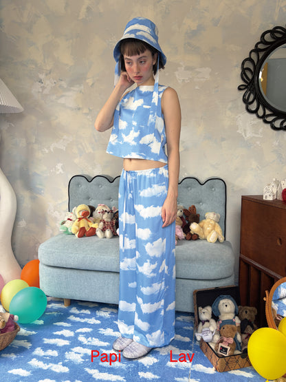 SKY PRINT SLEEPYHEAD PANTS