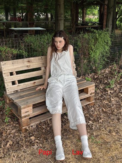 WHITE TRUTH DUNGAREES