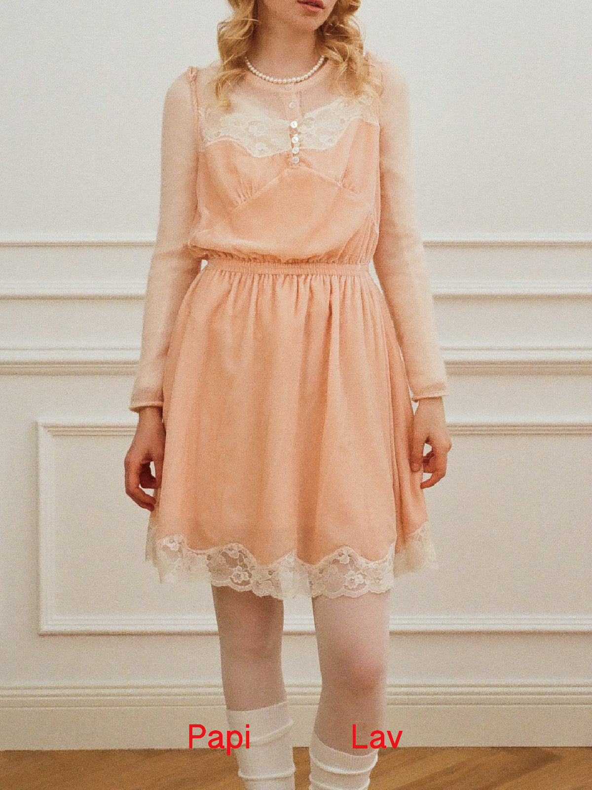 LIGHT CORAL AMBIGUOUS DRESS
