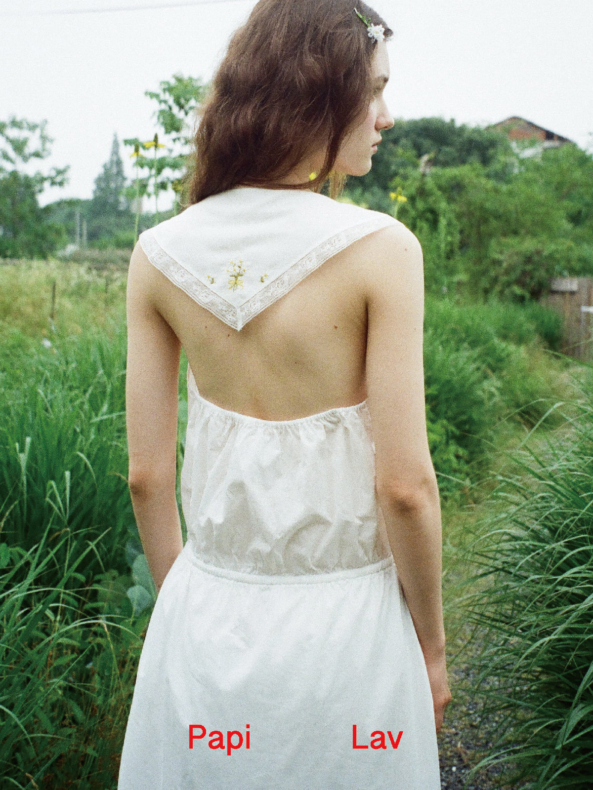 WHITE BOUQUET DRESS