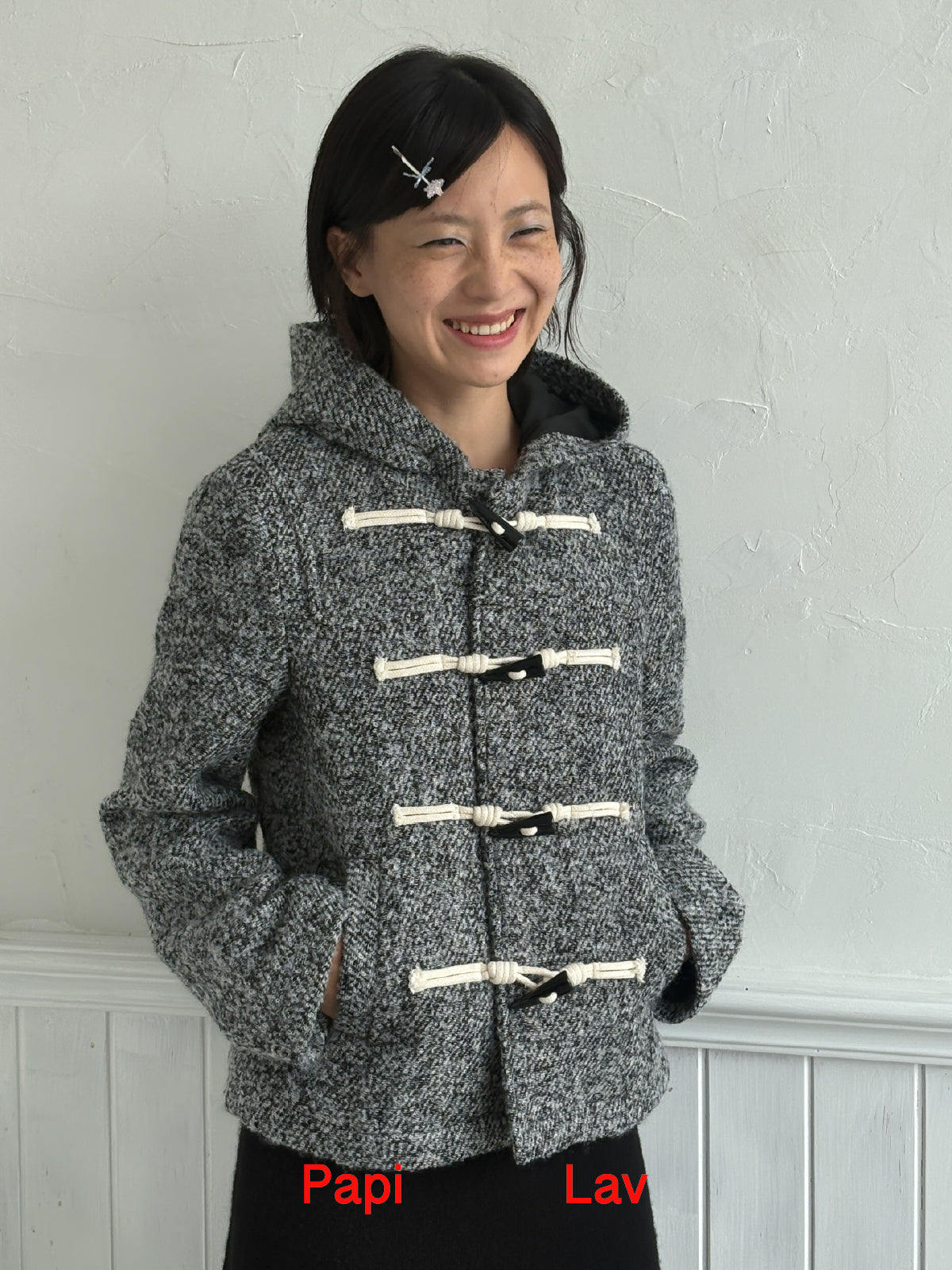 MENGMENG HOODED COAT