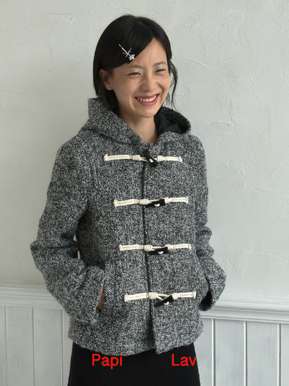 MENGMENG HOODED COAT