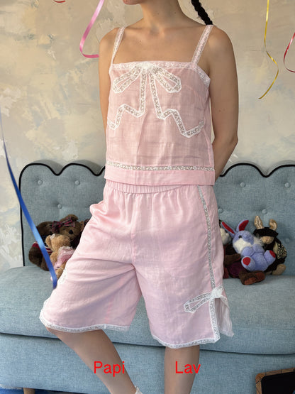 PINK BELLA MIDDLE PANTS