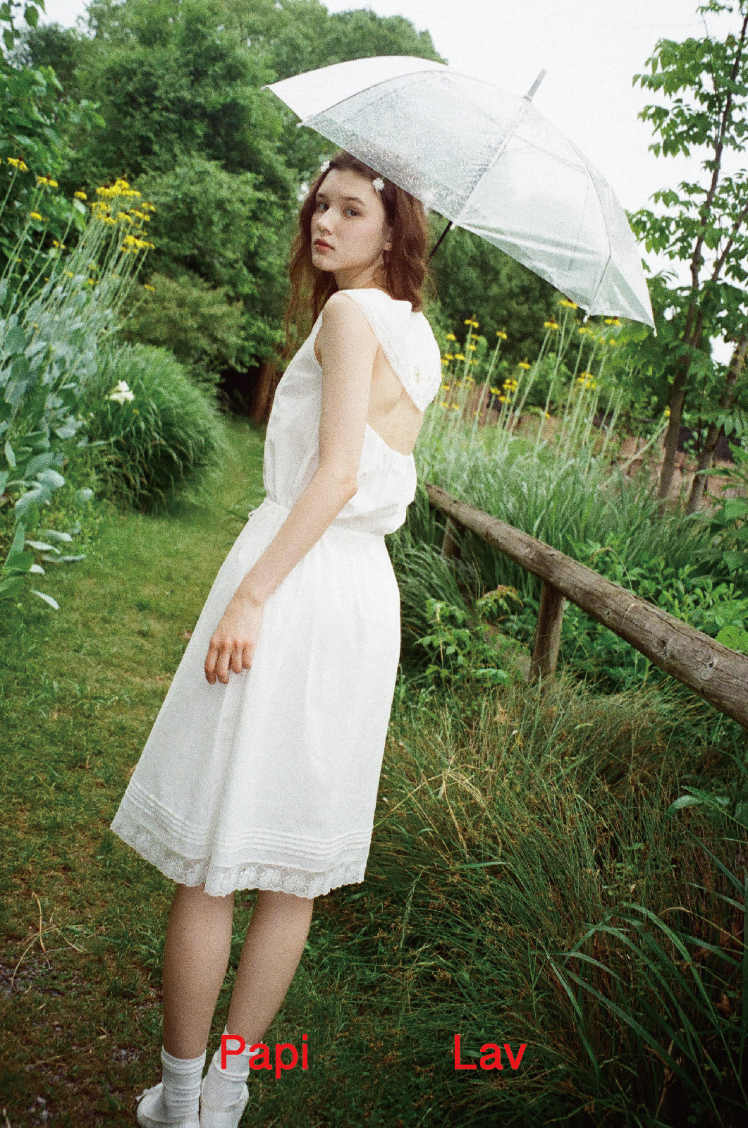 WHITE BOUQUET DRESS