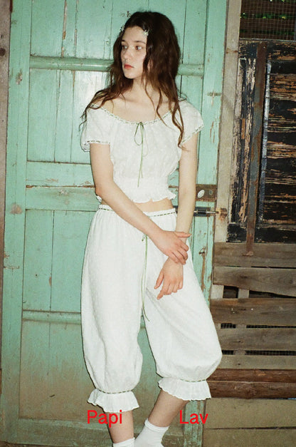 WHITE LAWN DANCE SET