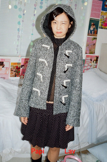 MENGMENG HOODED COAT