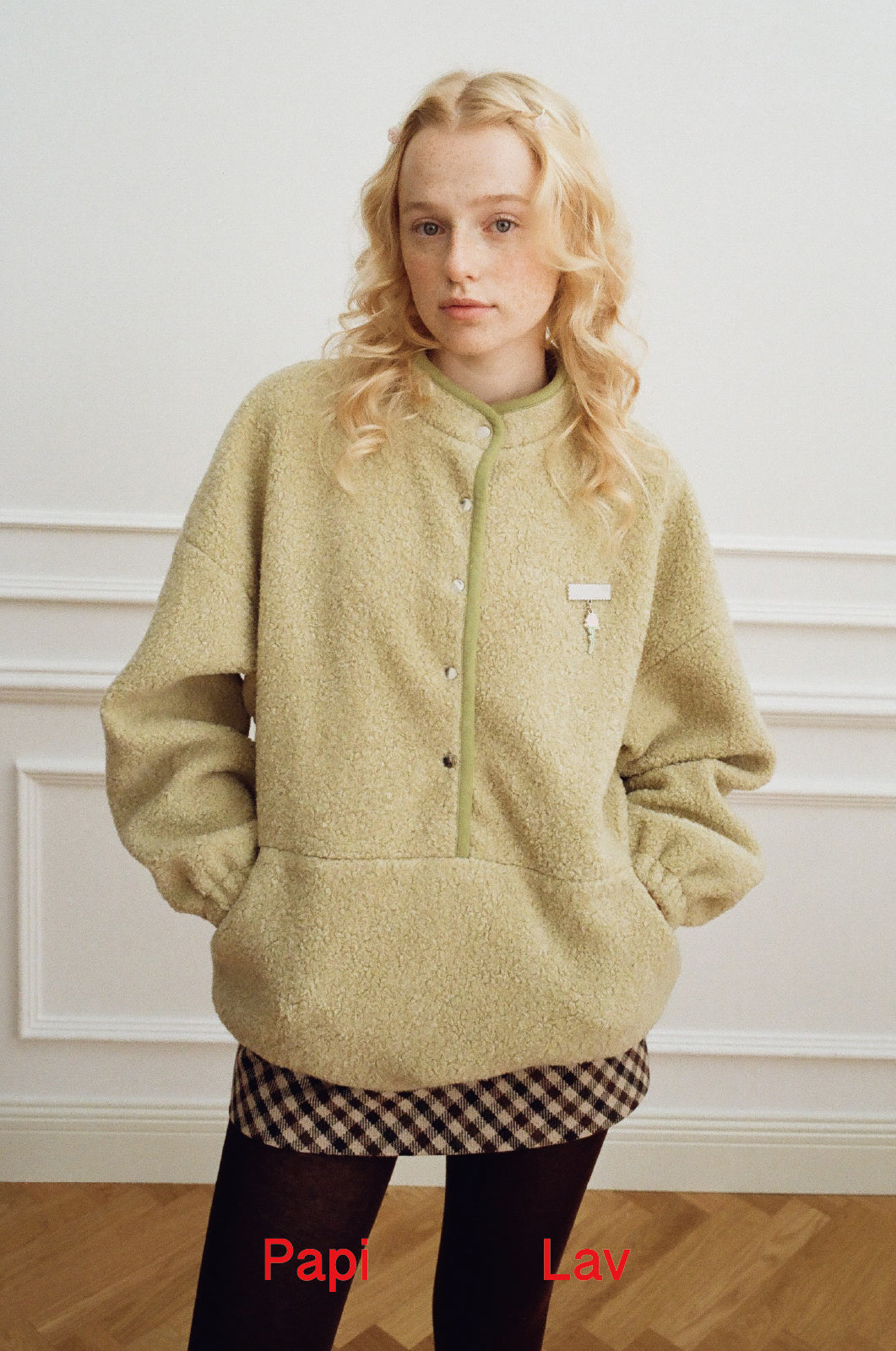 GREEN JAMES OVERSIZED SWEATSHIRT