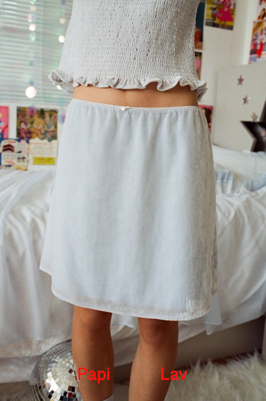 GRACIE VELVET SKIRT