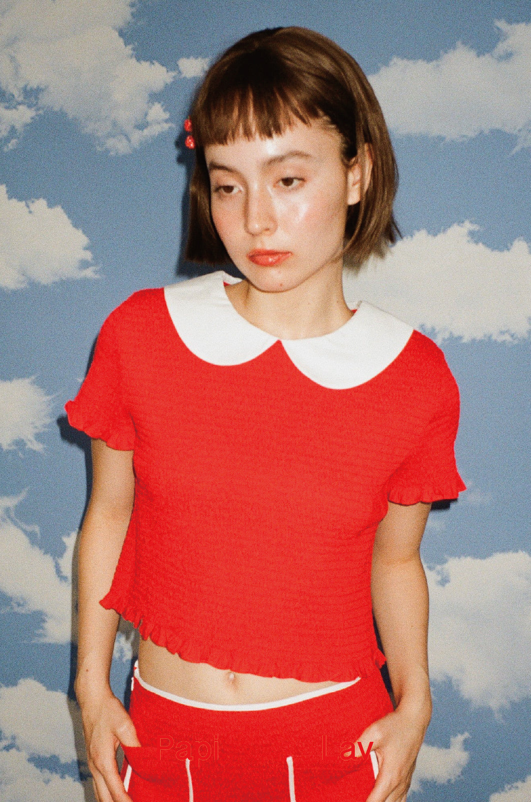 RED GRIGGLE SMOCK SHIRT