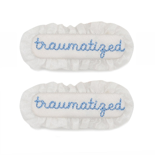 BLUE TRAUMA HAIRCLIP