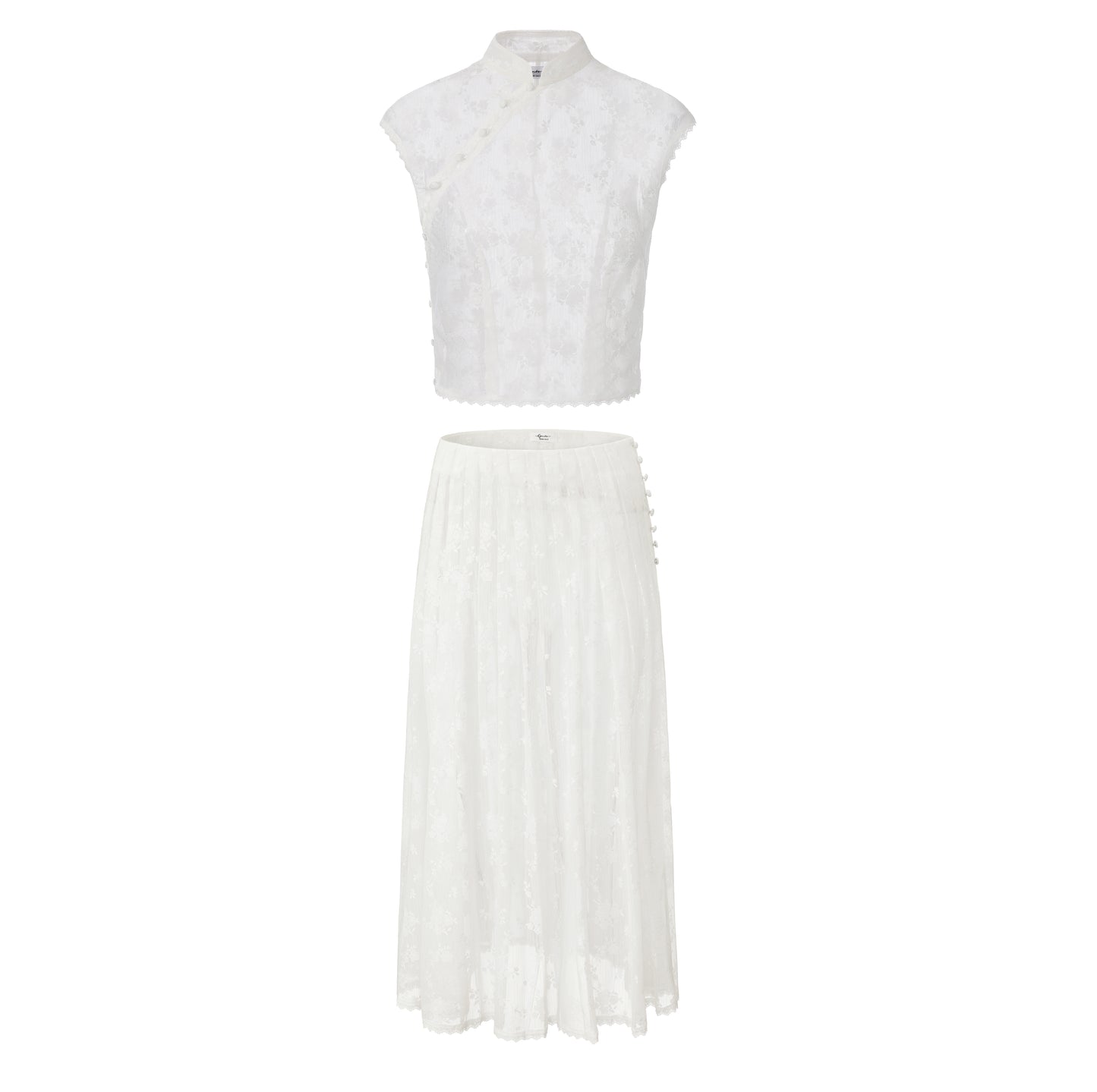 WHITE LACE SUE SET x GARBO
