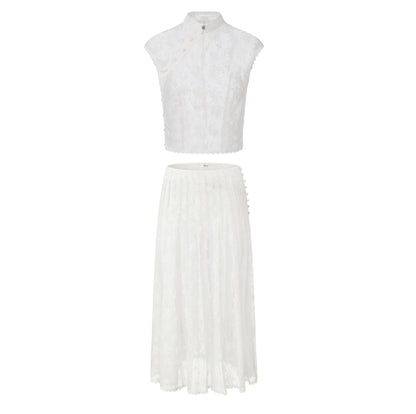 WHITE LACE SUE SET x GARBO
