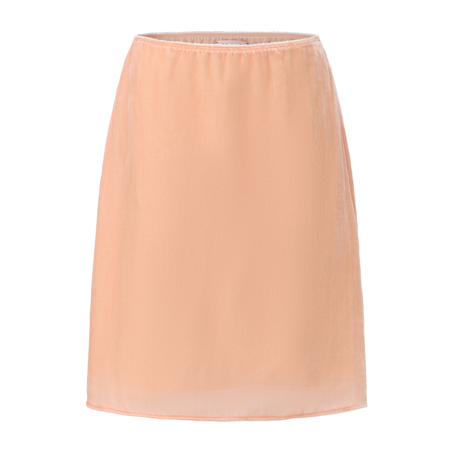 LIGHT CORAL AMBIGUOUS SMOCK TOP AND A-LINE SKIRT