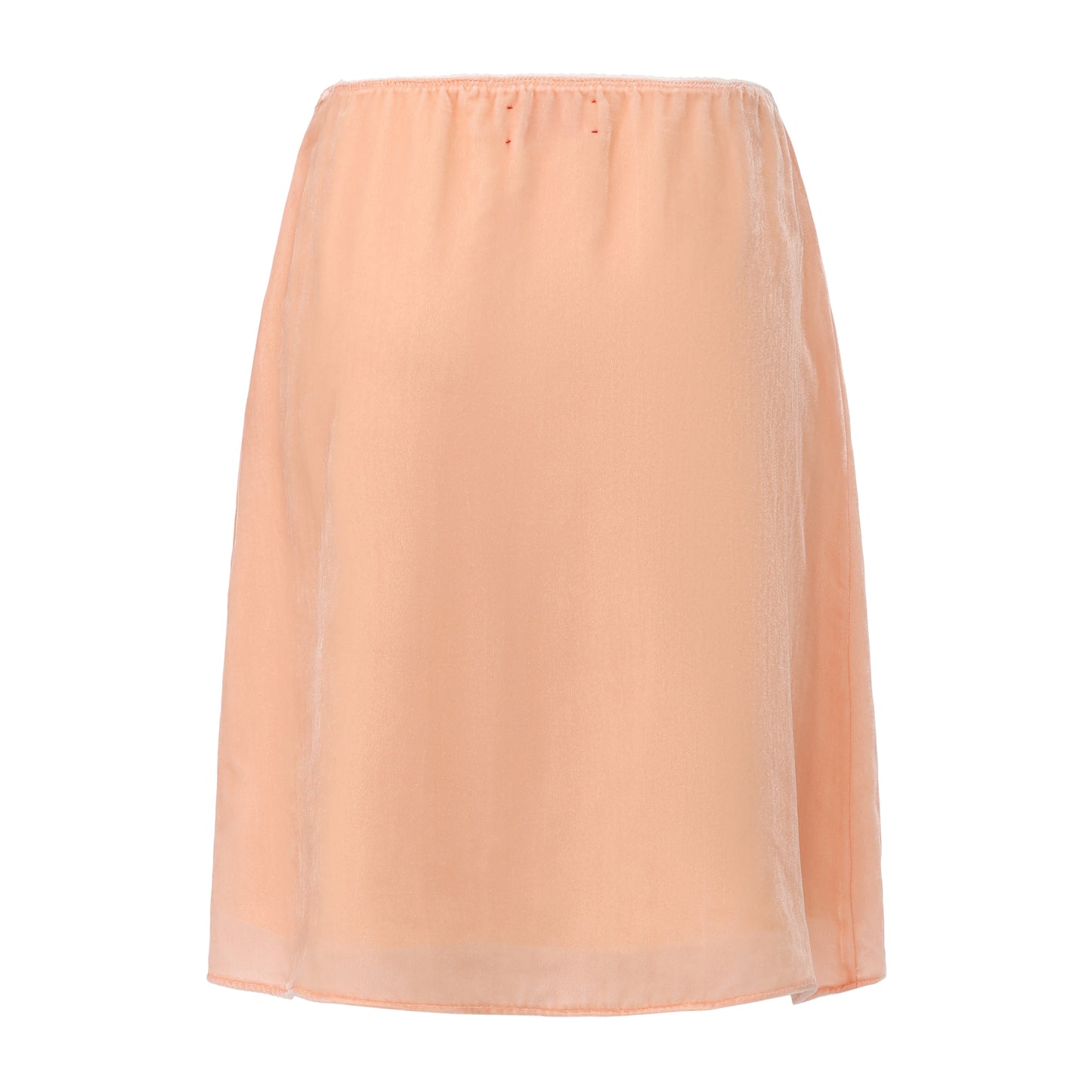LIGHT CORAL AMBIGUOUS SMOCK TOP AND A-LINE SKIRT