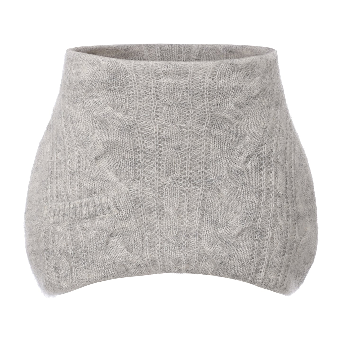 GREY HEARTBROKEN PONCHO