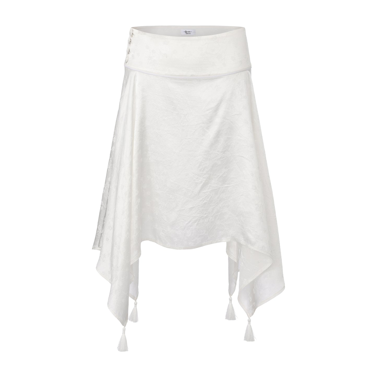 WHITE JACQUARD IRIS SET x GARBO