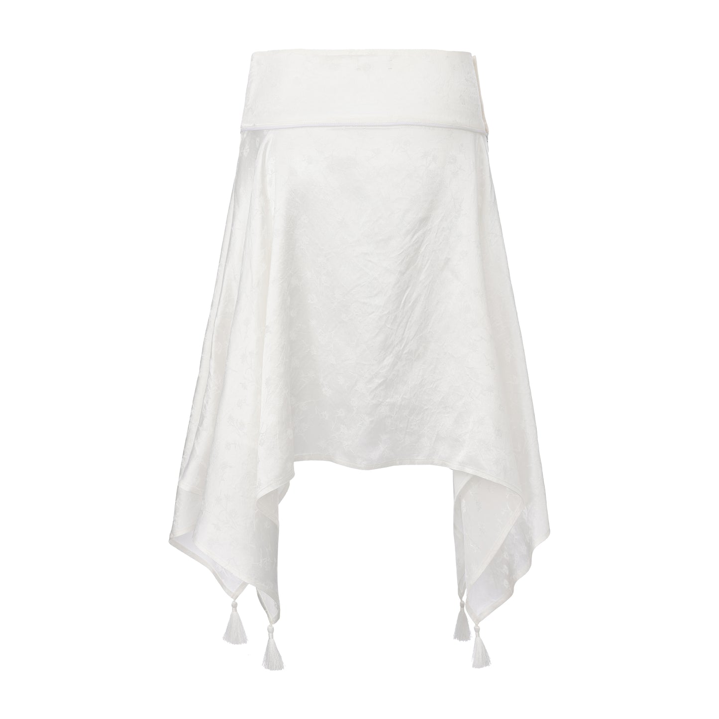 WHITE JACQUARD IRIS SET x GARBO